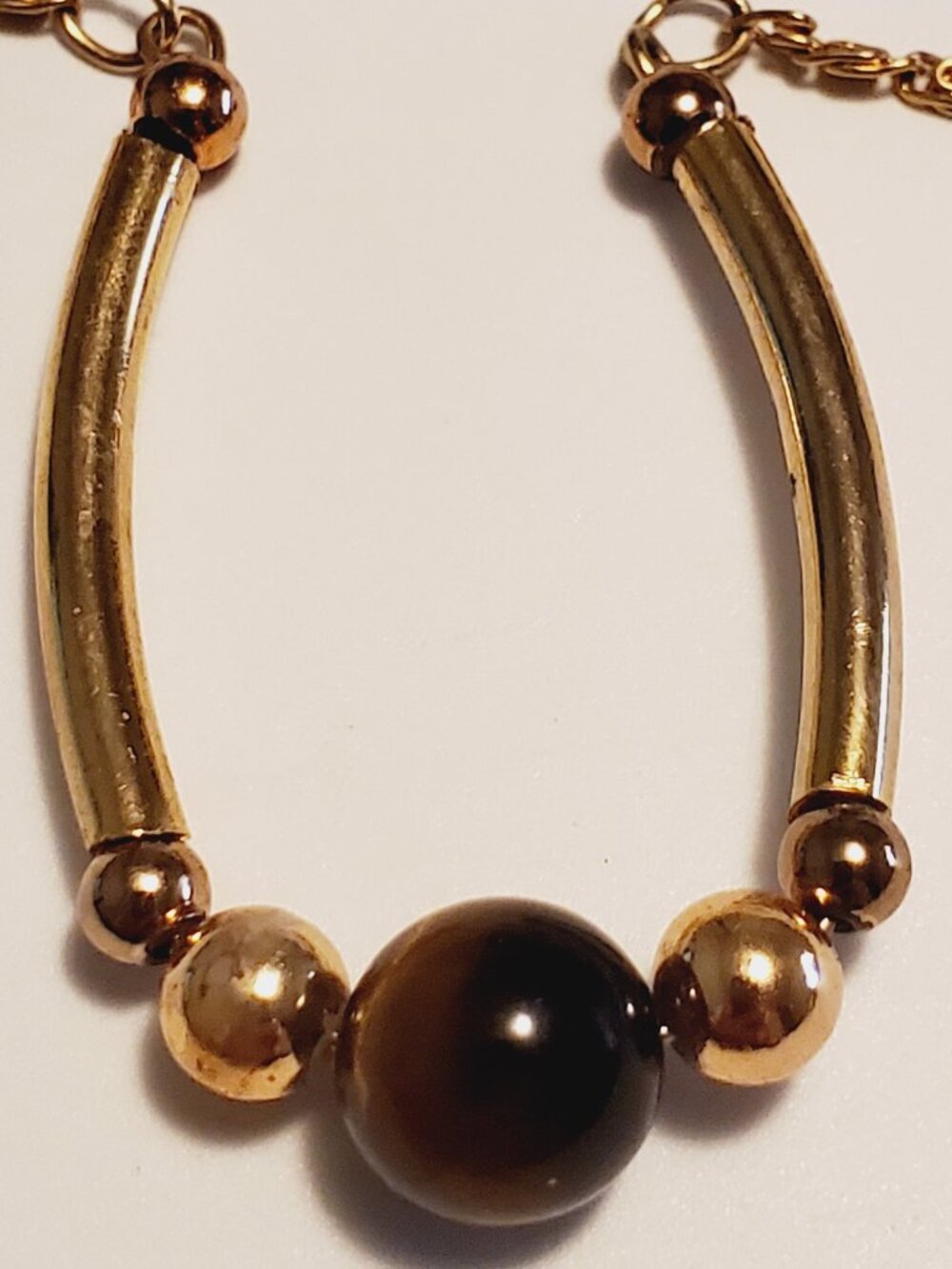 1 Gold Choker Necklace, item # A -2353, wt. 6grams. - Picture 3 of 8